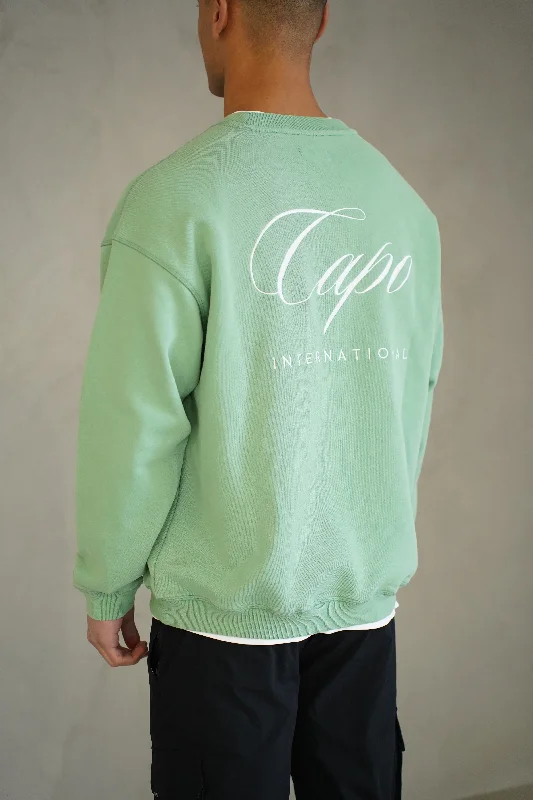 Capo International Sweater - Washed Green Street