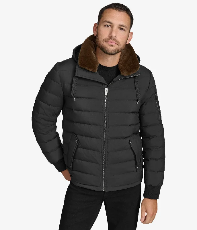 Loxton Puffer With Faux Collar Sophisticated Men's 