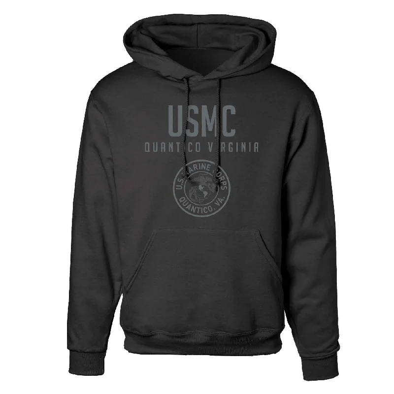 Quantico Virginia Tonal Hoodie Rugged Men's Outdoor 