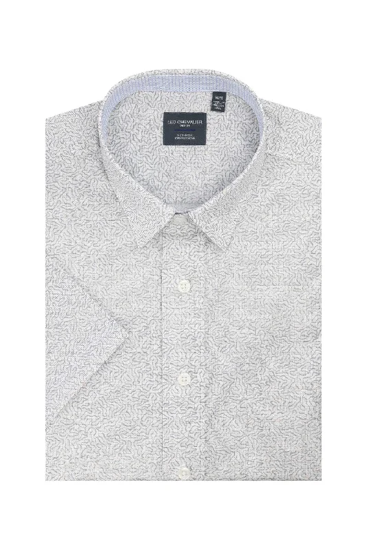 Leo Chevalier Short Sleeve Shirt Earthy Men's Sustainable 