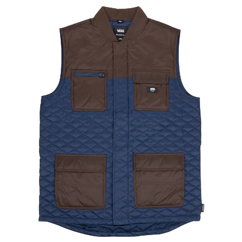 Vans Drill Chore Thermoball MTE Vest Dress Blues/Demitasse Earthy Men's Sustainable 