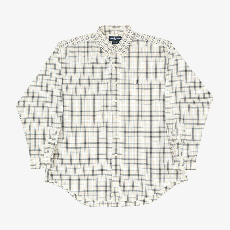 BD Check Shirt Trendy Men's Scandinavian