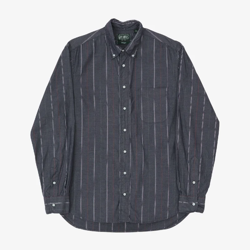 BD Stripe Shirt Trendy Men's Scandinavian