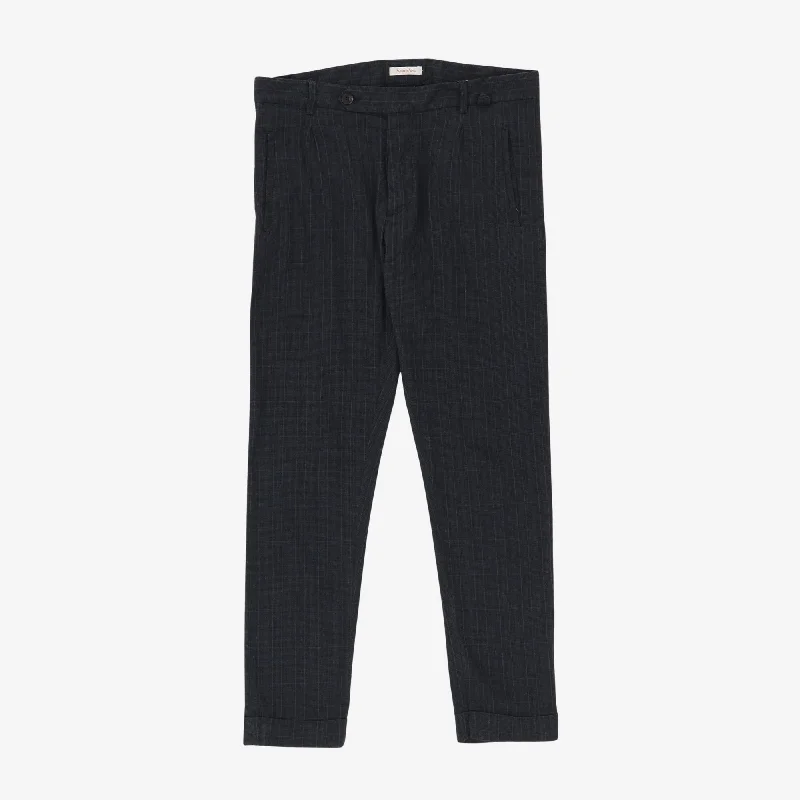 Striped Pant Refined Men's European