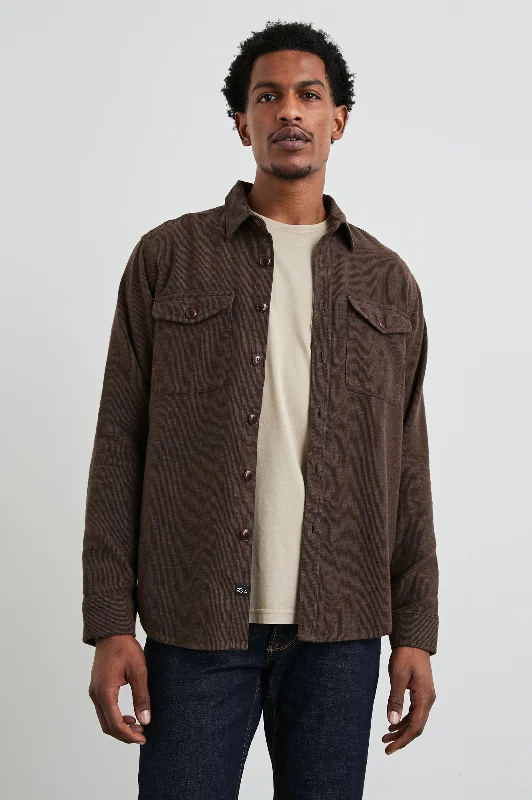 BURR SHIRT JACKET - PINE CONE Cool Men's Skate