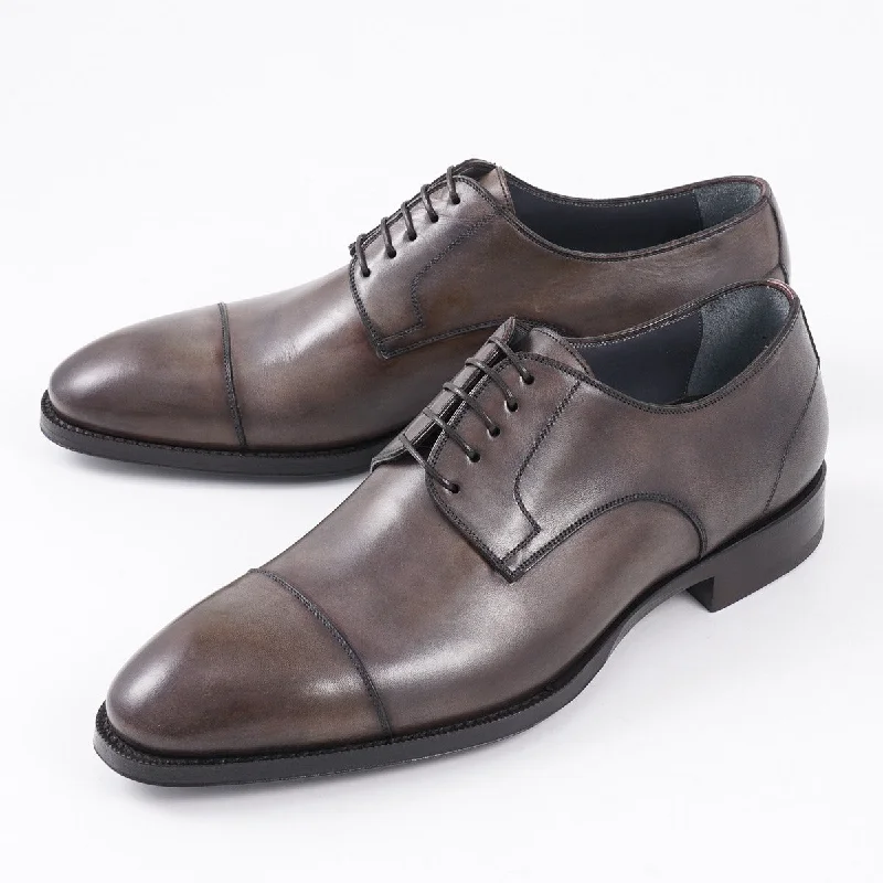 di Bianco 'Monza' Museum Calf Derby Modern Men's Geometric