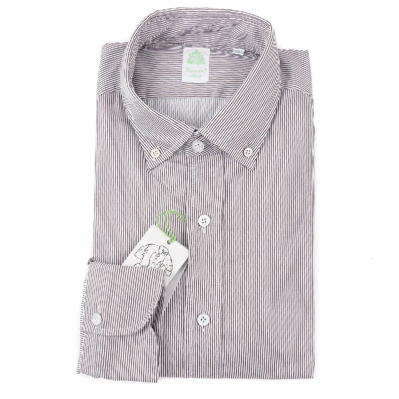 Finamore Slim-Fit Cotton Dress Shirt Street