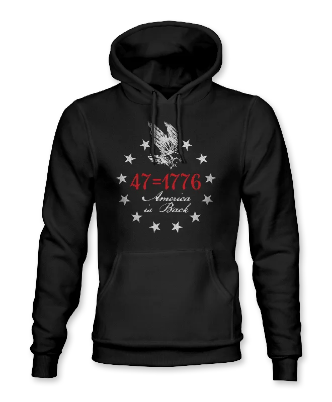 47 = 1776 Stars Hoodie Sharp Men's Italian