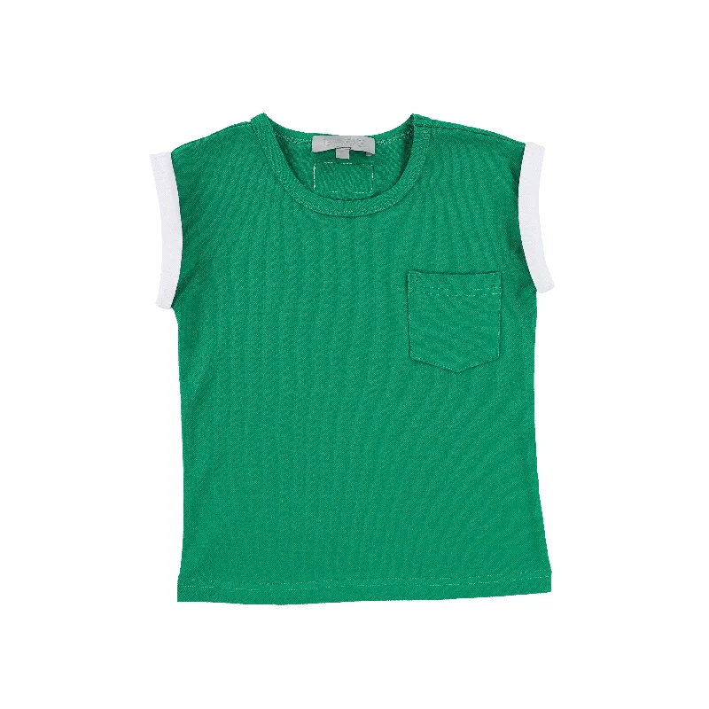 BACE COLLECTION GREEN PIQUE BOYS TEE [Final Sale] Casual Men's Japanese 