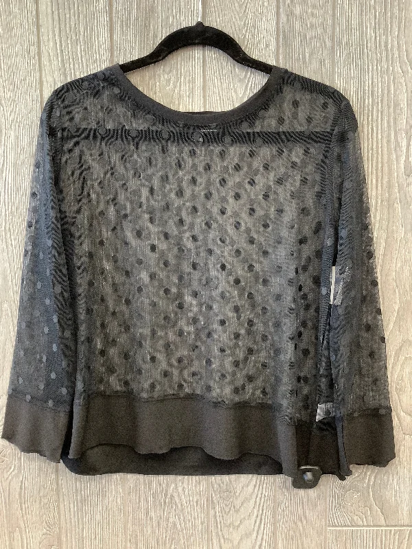 Top Long Sleeve By Clothes Mentor In Black, Size: S Tailored