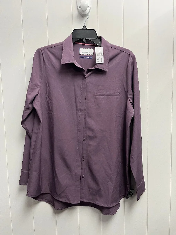 Top Long Sleeve By modern ambition - In Purple, Size: M Tough Men's Tactical