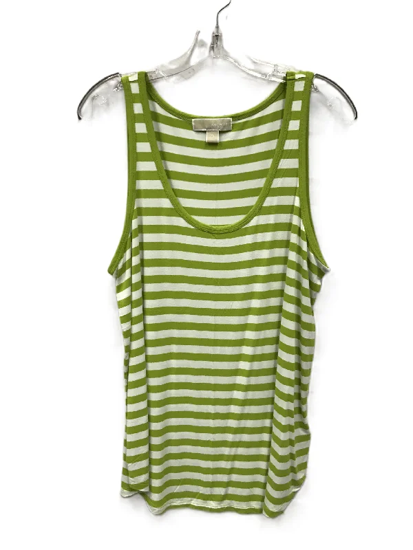 Green Top Sleeveless By Michael By Michael Kors, Size: Xl Street