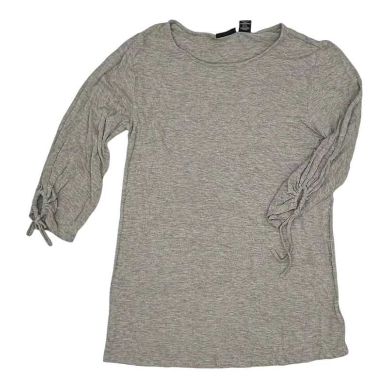 Top Ls Basic By T Tahari In Tan, Size:S Cool Men's Distressed