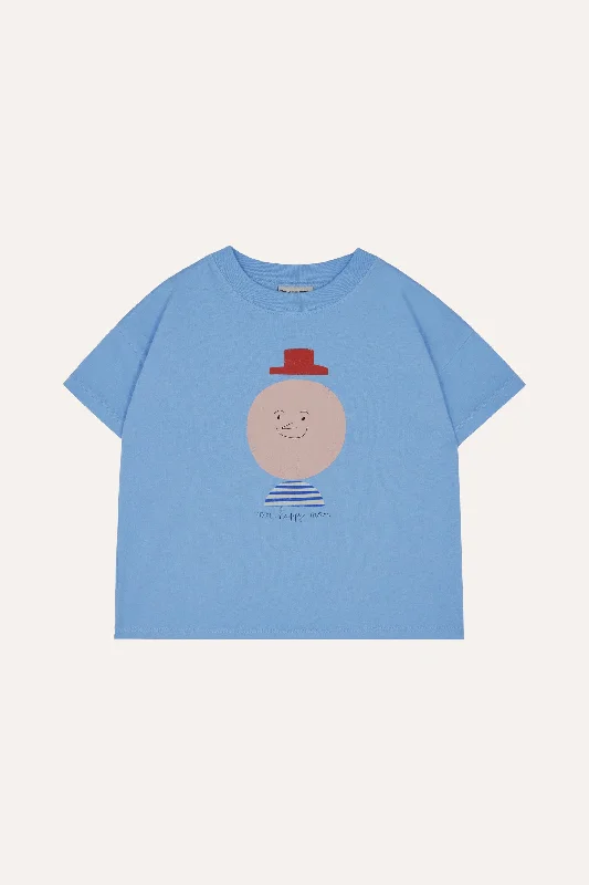 THE CAMPAMENTO BLUE HAPPY MAN T-SHIRT Bohemian Men's Free