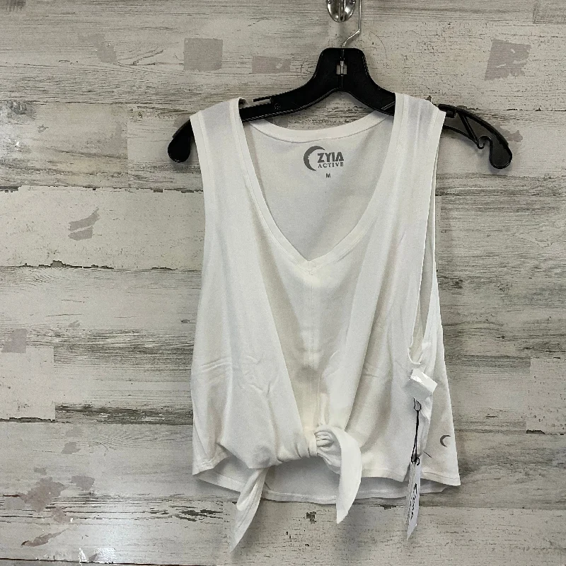 Athletic Tank Top By Zyia In White, Size: M Earthy Men's Sustainable 