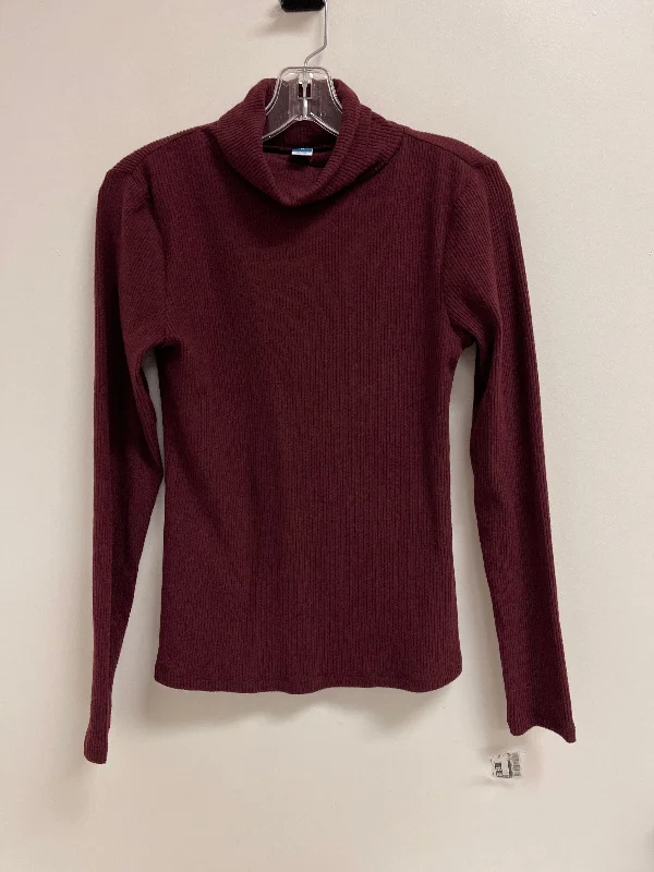 Top Long Sleeve By Old Navy In Red, Size: M Business