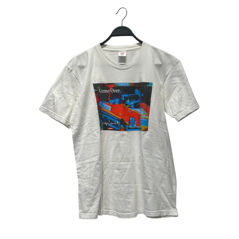 Supreme/YOHJI YAMAMOTO/T-Shirt/M/Cotton/WHT/ Cclassic Men's Tweed