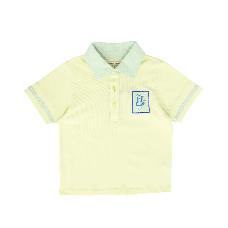 THE SUNDAY COLLECTIVE YELLOW TRIM POLO [FINAL SALE] Traditional Men's Country