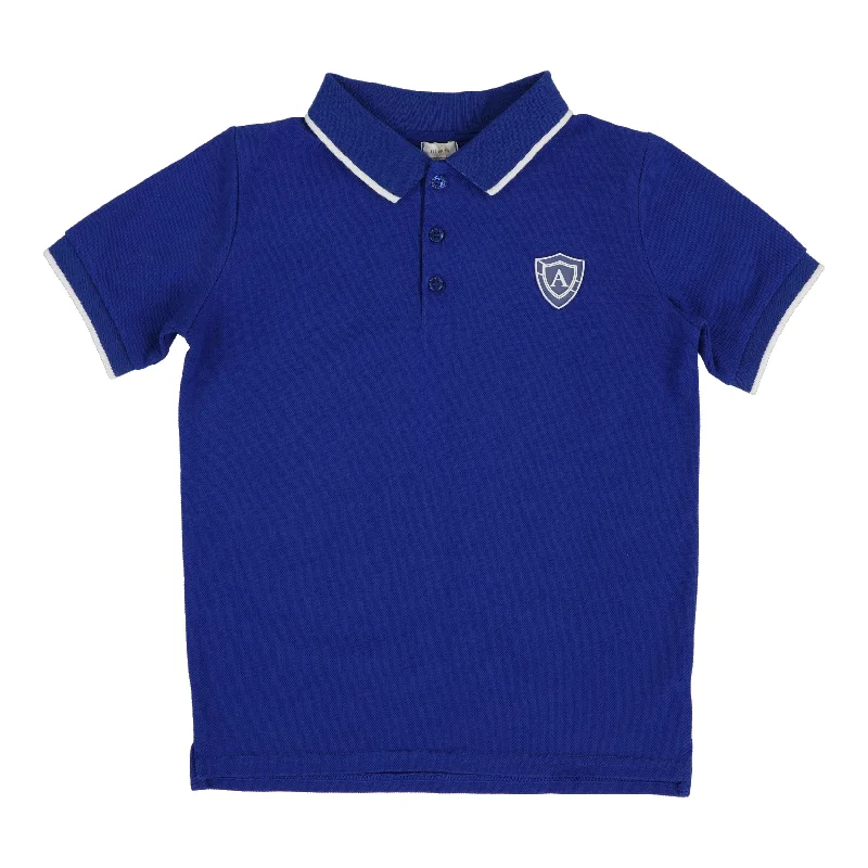 LIL LEGS ROYAL BLUE LOGO POLO Cclassic Men's Tweed