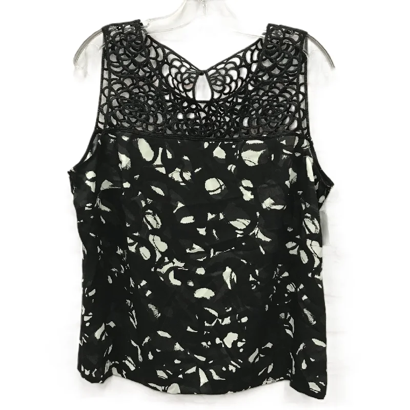 Black Top Sleeveless By Ann Taylor, Size: Xl Dynamic Men's Glow