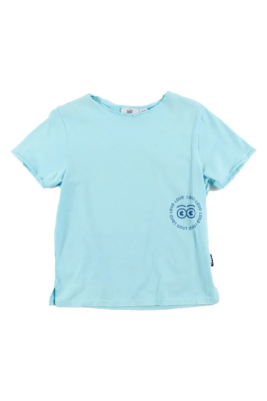 LOUD LIGHT BLUE LOGO T-SHIRT Dapper Men's Bow