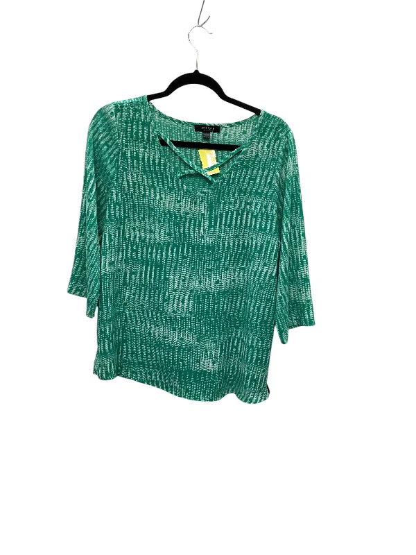 Top Long Sleeve By Clothes Mentor In Green, Size: L Youthful Men's Pop