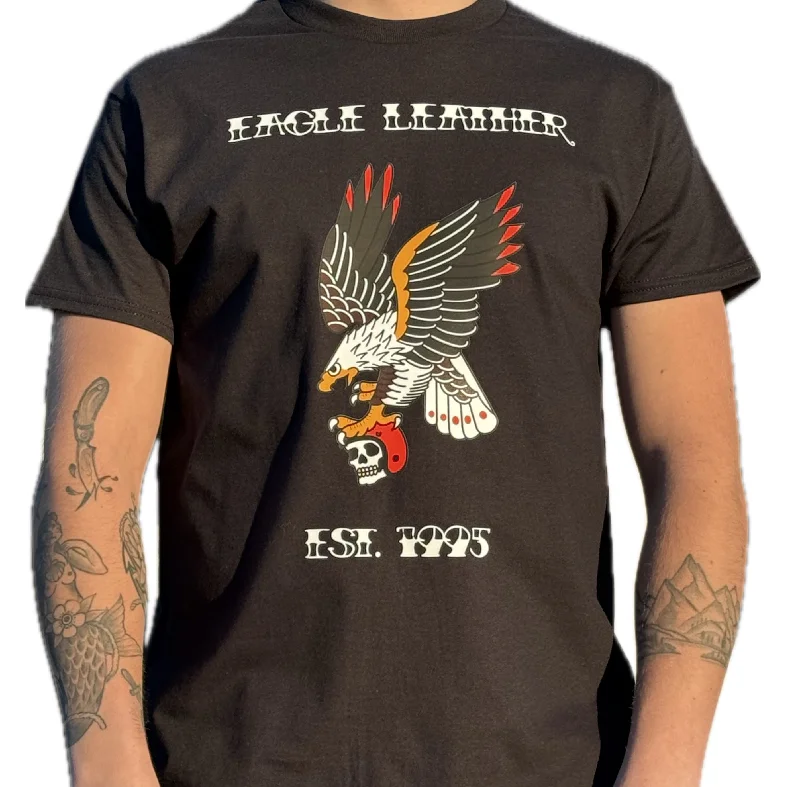 Eagle Flash Skull Shirt Tough Men's Military