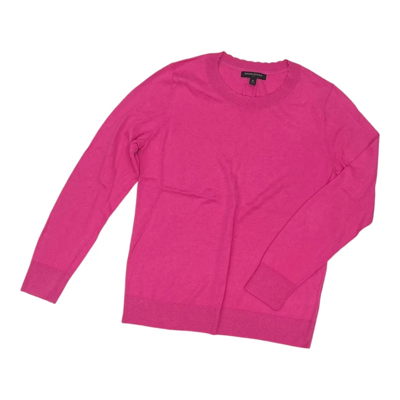 Top Ls By Banana Republic In Pink, Size:M Masculine Men's Thick