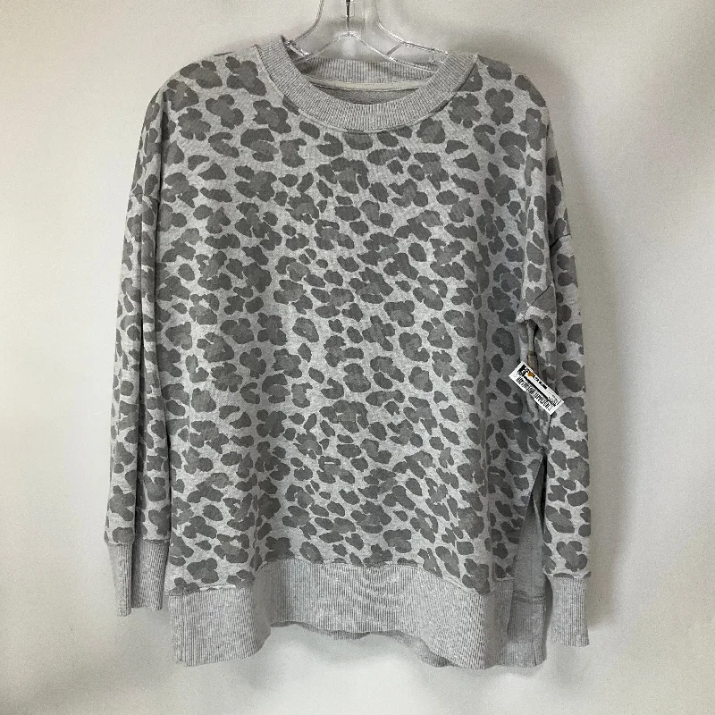 Top Long Sleeve By Aerie In Grey, Size: Xs Modern Men's 