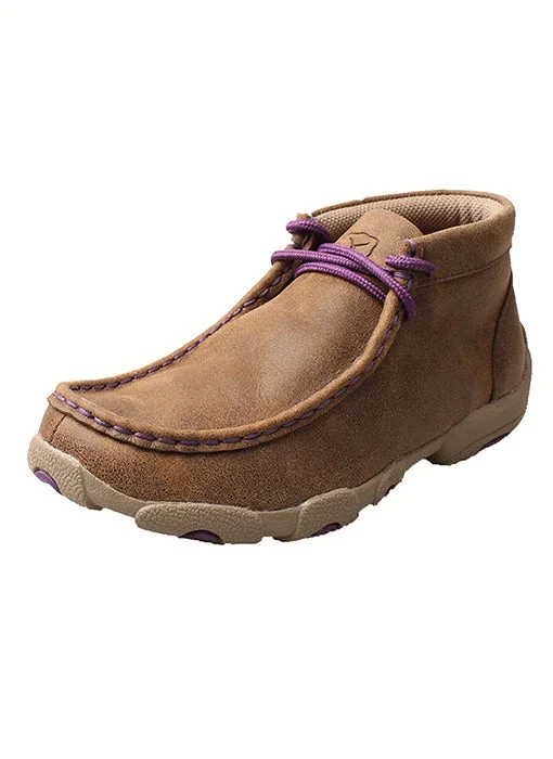 Twisted X Kid’s Driving Moccasins – Bomber/Purple/YDM0012 Casual Men's Japanese 