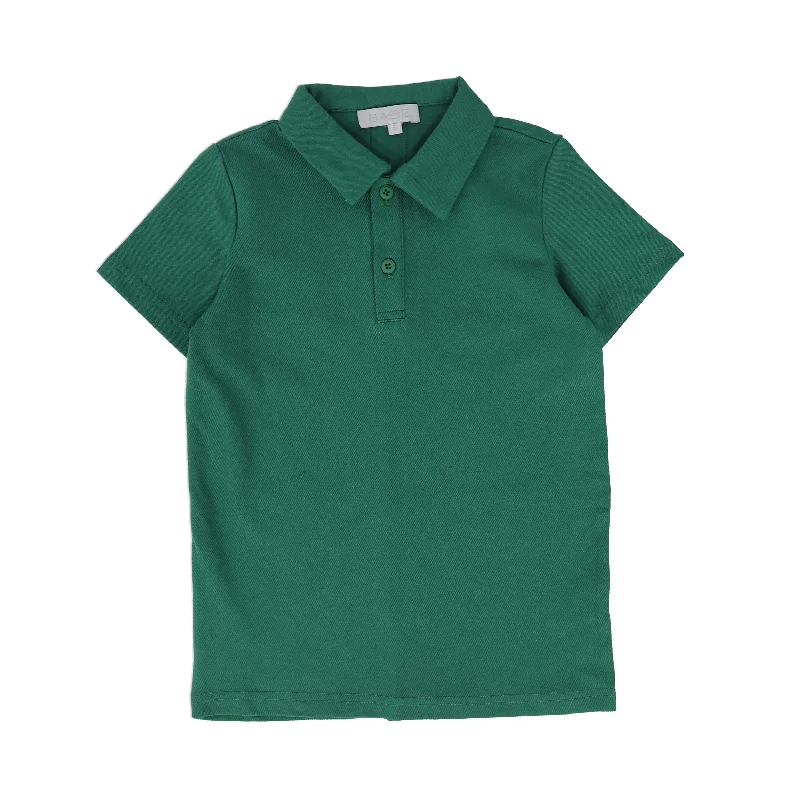 BACE COLLECTION GREEN VARSITY SS POLO [FINAL SALE] Street