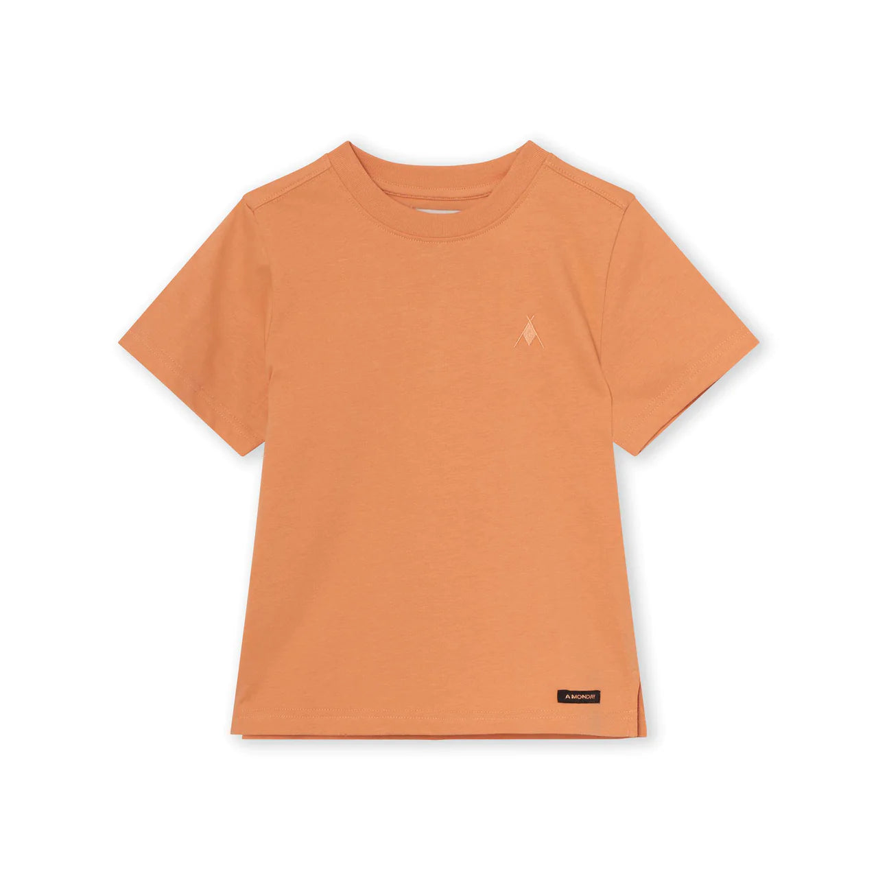 A MONDAY IN COPENHAGEN PEACH BASIC TEE [FINAL SALE] Laid