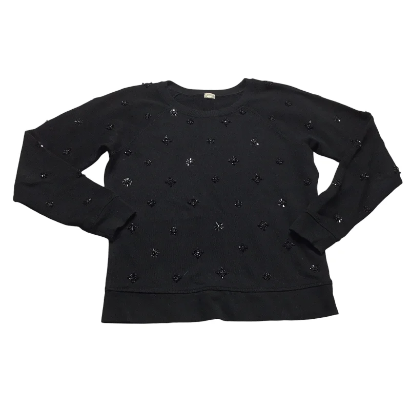 Top Long Sleeve By J. Crew In Black, Size: M Rugged Men's Outdoor 