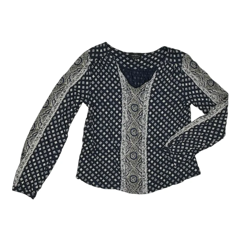 Top Ls By Lucky Brand In Blue, Size:S Tailored