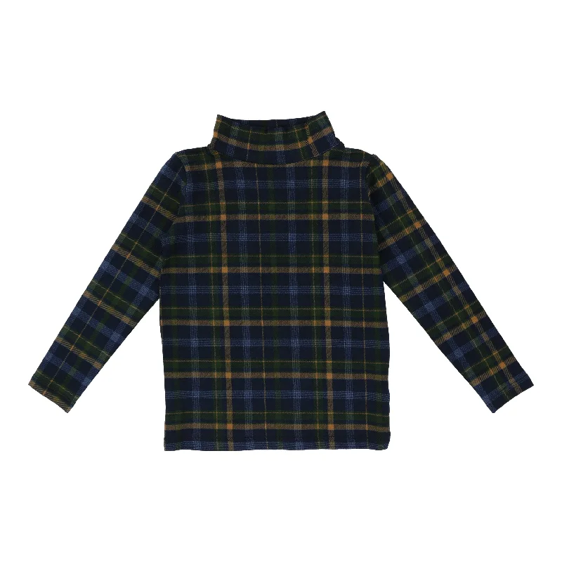 ANALOGIE GREEN/BLUE PLAID MOCK NECK [FINAL SALE] Relaxed Men's Australian 