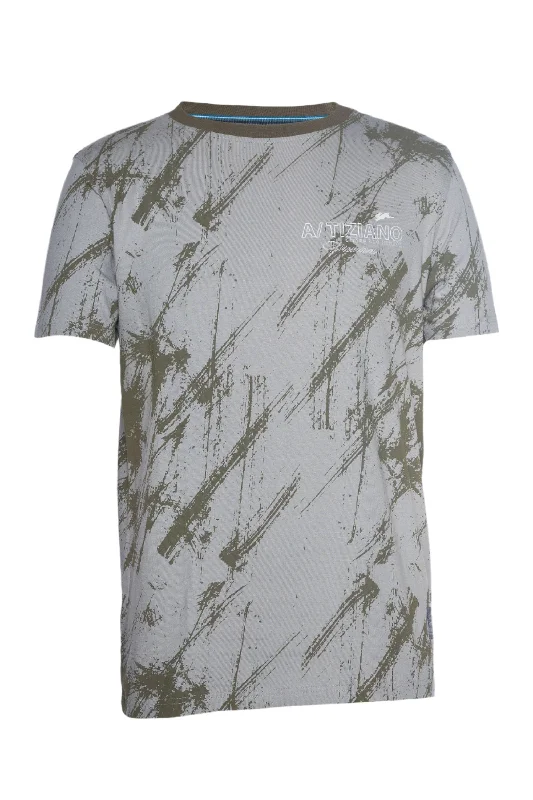 Julio | Graphic Print Crew Traditional Men's Wool