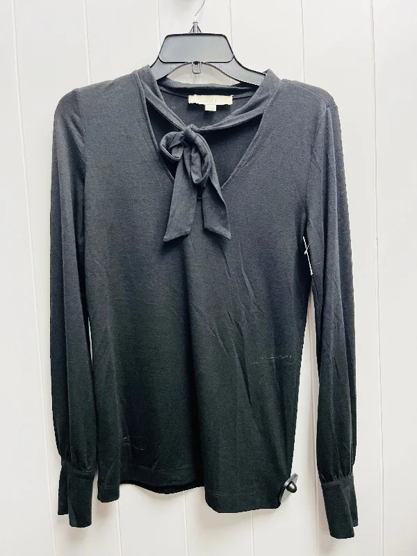 Top Long Sleeve By Loft In Black, Size: S Casual Men's Short