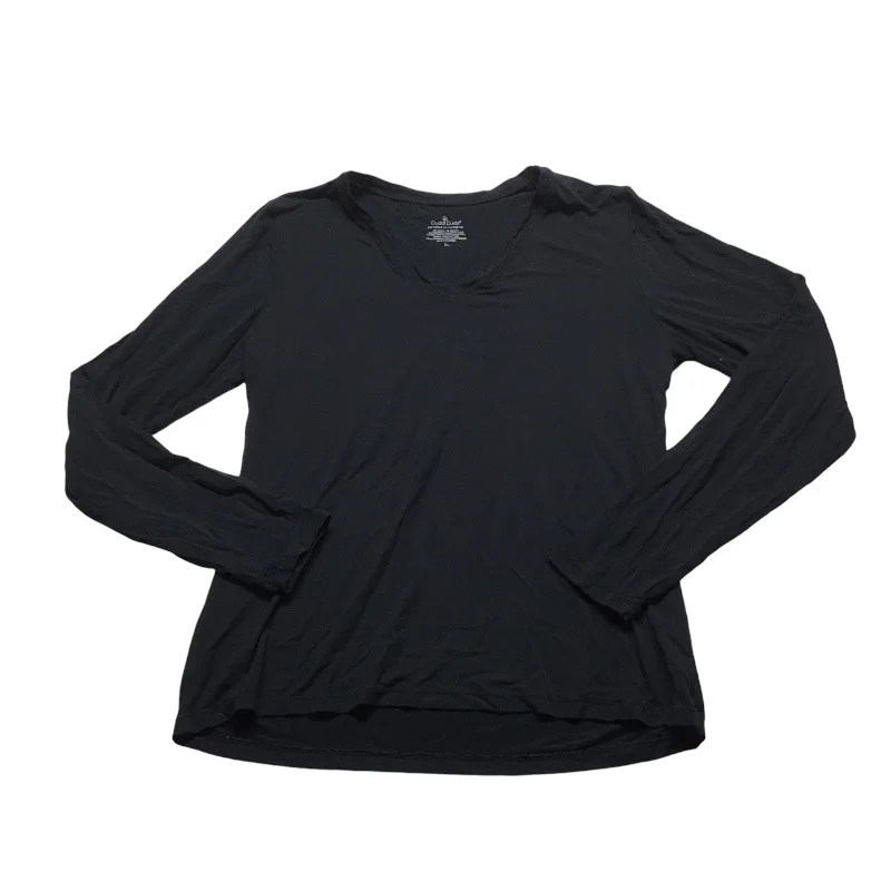 Top Long Sleeve By Cuddl Duds In Black, Size: Xl Stylish Men's Tropical 