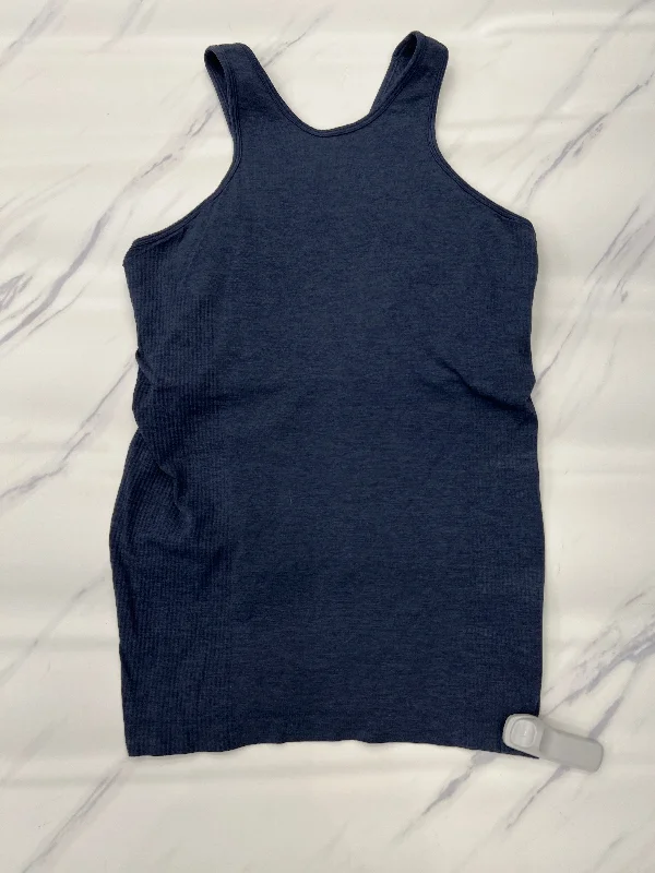 Athletic Tank Top By Lululemon In Grey, Size: 10 Laid