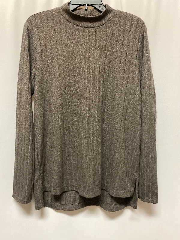 Top Long Sleeve By Matty M In Grey, Size: M Trendy Men's Scandinavian