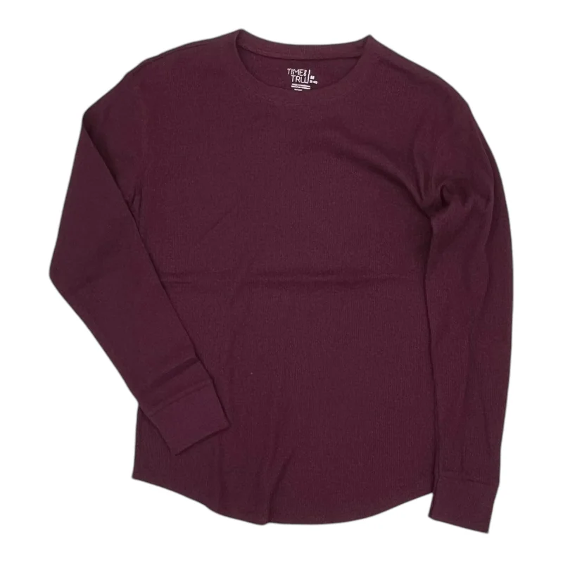 Top Ls Basic By Time And Tru In Purple, Size:M Dynamic Men's High